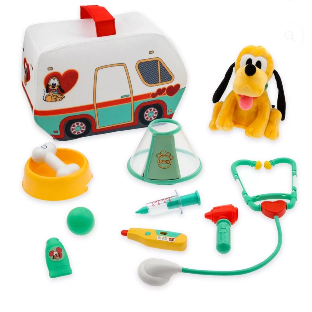 Disney Kids Toy Vet Set with Carry Case